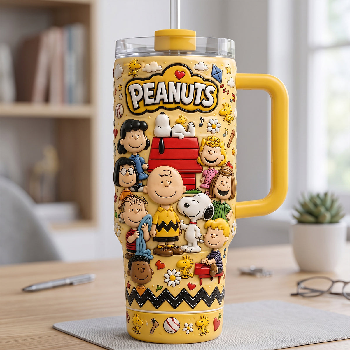 Celebrates Friendship - Personalized 40oz Tumbler With Handle - NSK10114