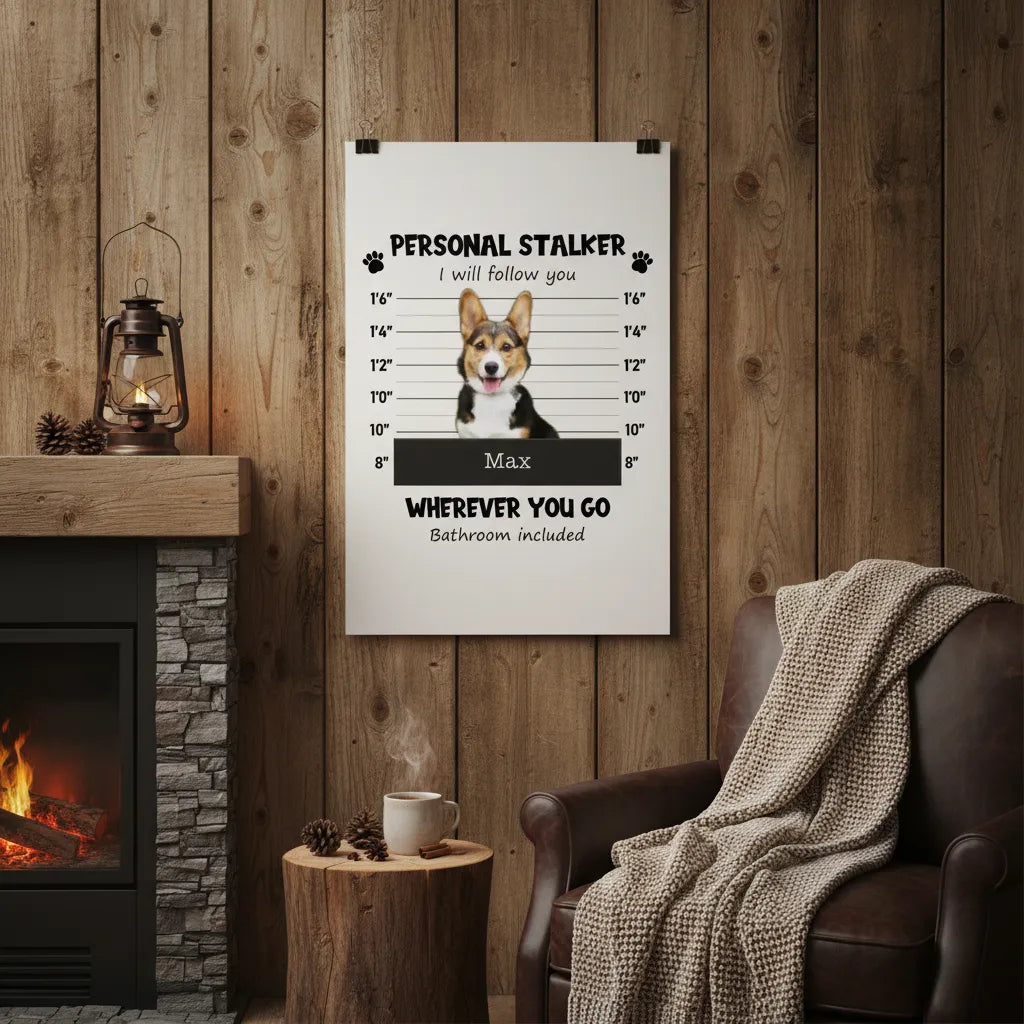 Personal Stalker - Personalized Pet Poster