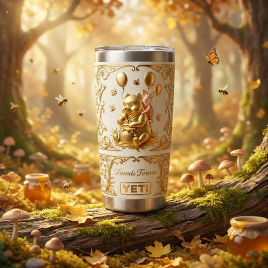 Honey Bear 100th Anniversary Friends Forever - Personalized Tumbler | MNPT01003