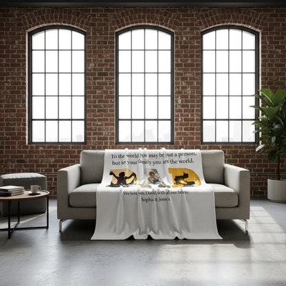 DAD - Personalized Dad Blanket