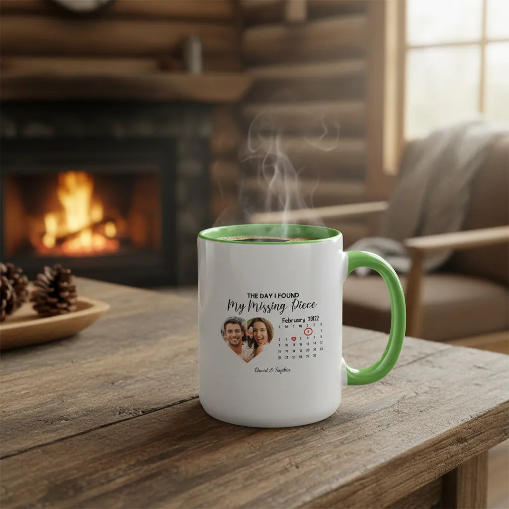 The Day I Found - Personalized Anniversary Mug