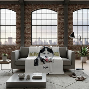 Christmas with my pet - Personalized Pet Blanket