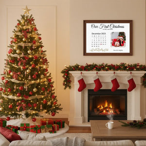 Our First Christmas - Personalized Anniversary Poster