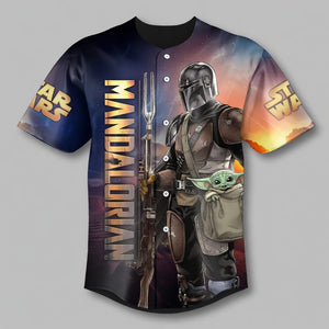 Galactic Saga 50th Anniversary - Personalized Baseball Jersey - MNPS0410NL