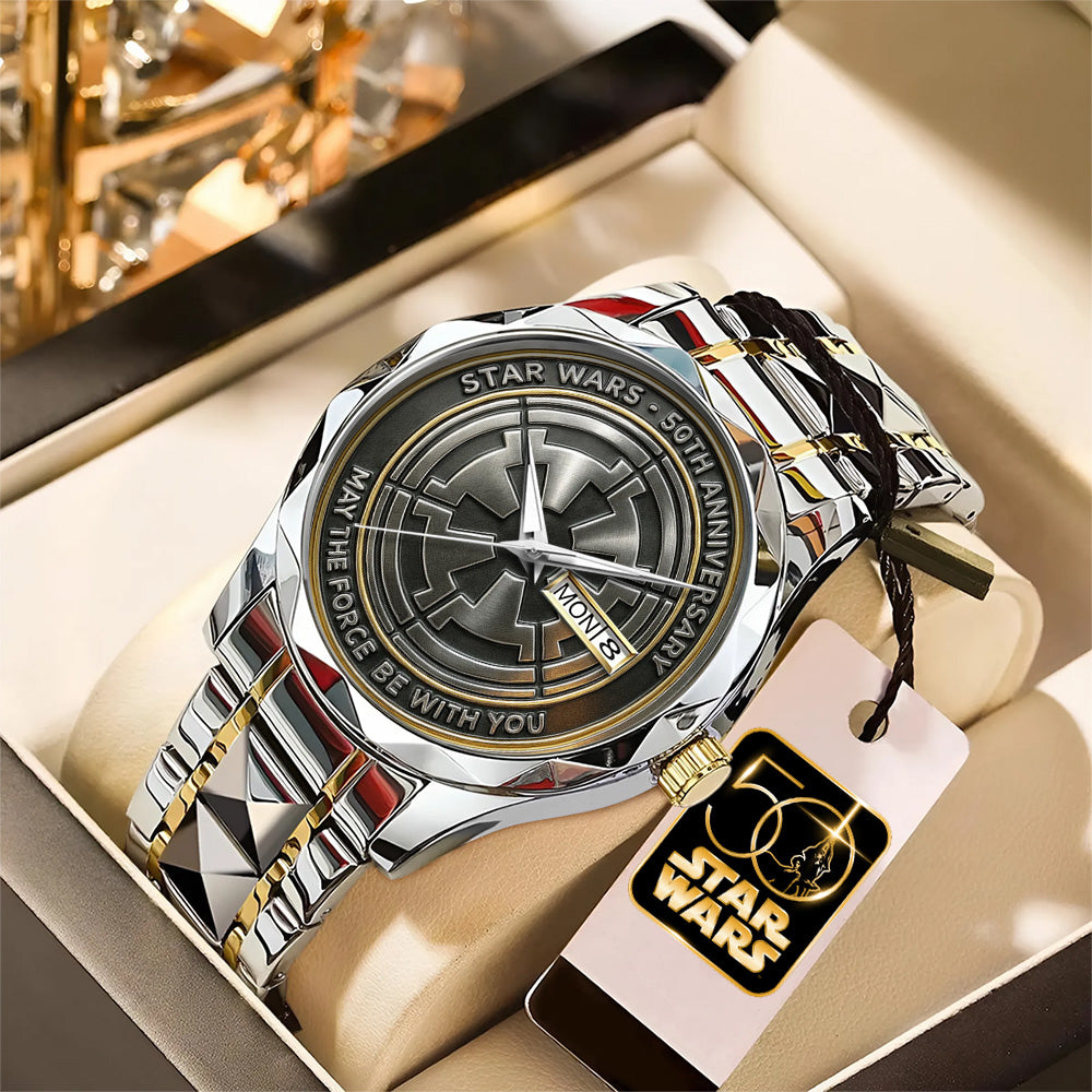 Star Wars 50th Anniversary Alloy Luxury Quartz Watch – MNPST0945