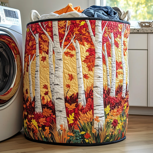 Autumn Forest Laundry Quilted Tote