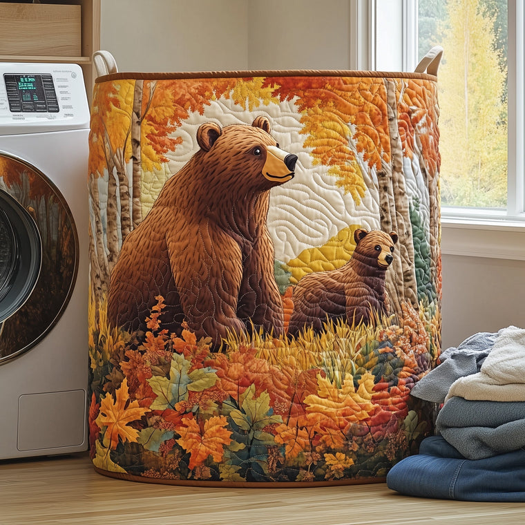 Bear Family Laundry Tote Bag