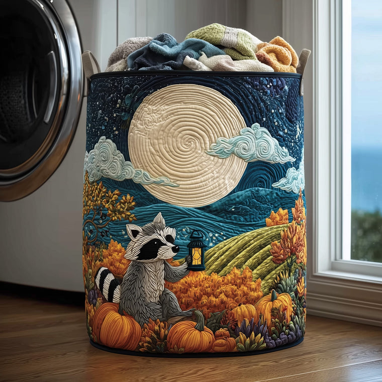 Harvest Moon Raccoon Tote Bag
