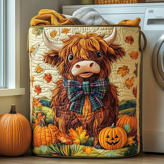 Autumn Harvest Cow Tote Bag