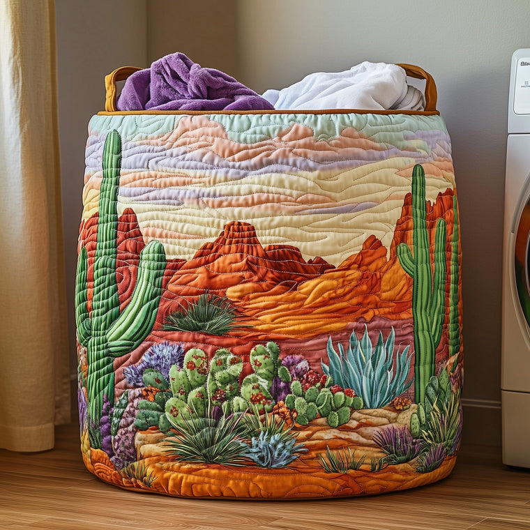 Cactus Heaven Laundry Quilted Tote