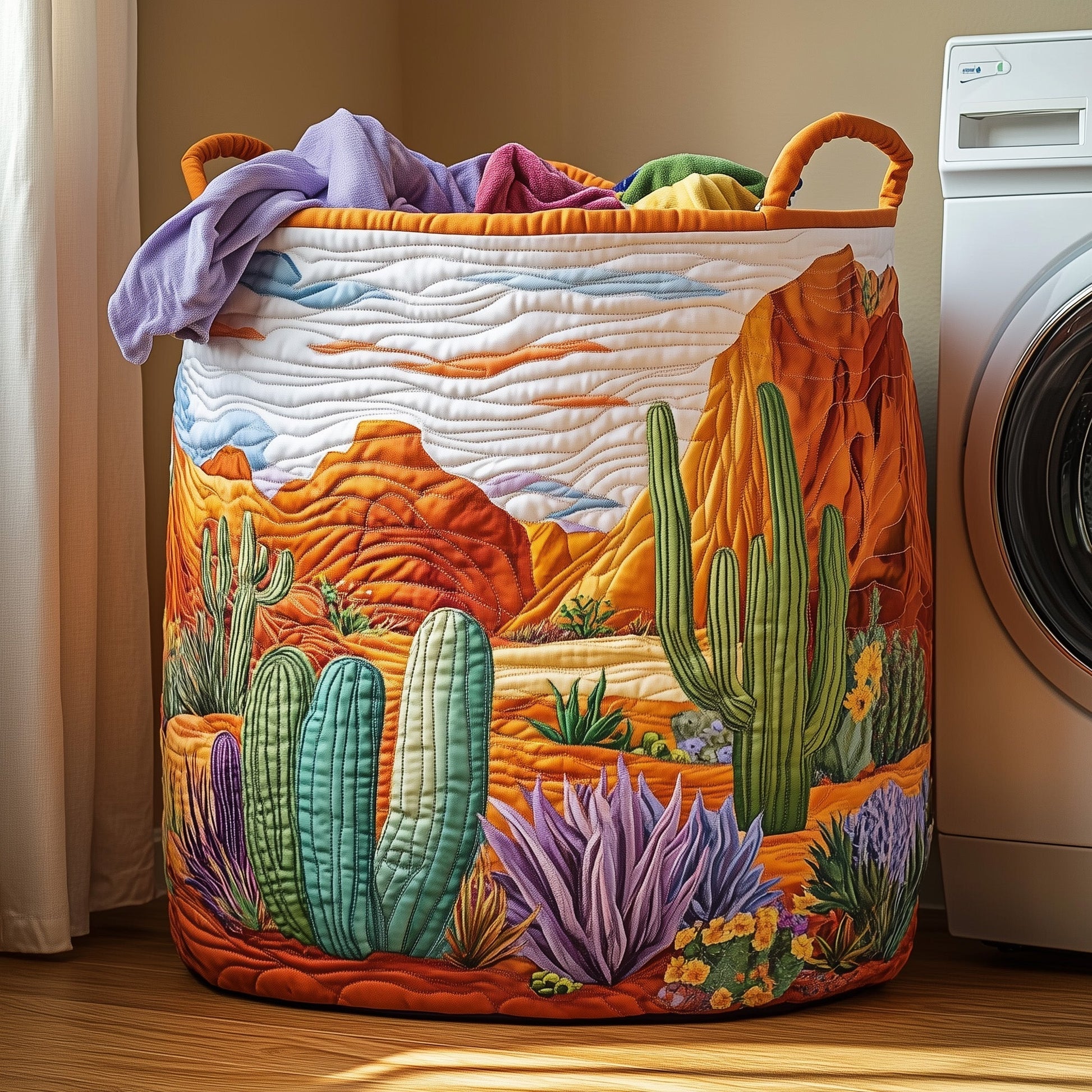 Cactus Heaven Laundry Tote Bag