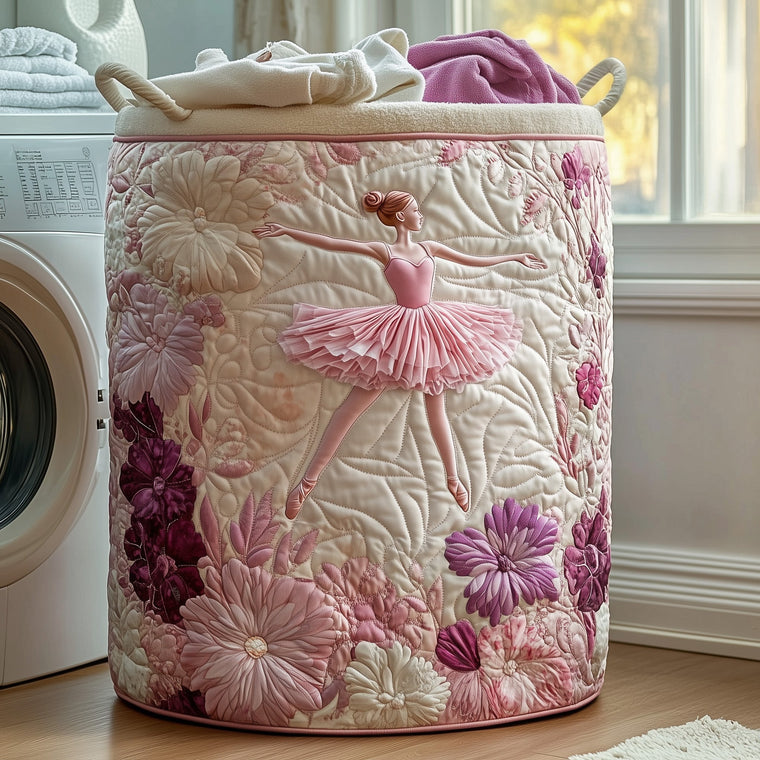 Elegant Ballerina Laundry Quilted Tote