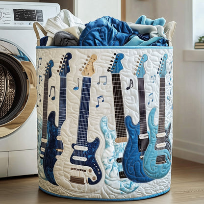 Elegant Guitar Laundry Quilted Tote