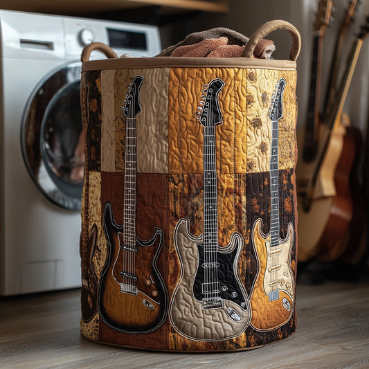 Vintage Guitar Laundry Quilted Tote