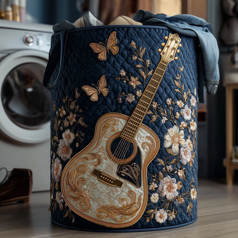 Everyday Guitar Quilted Tote Bag