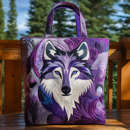 Everyday Wolf Face Tote Bag