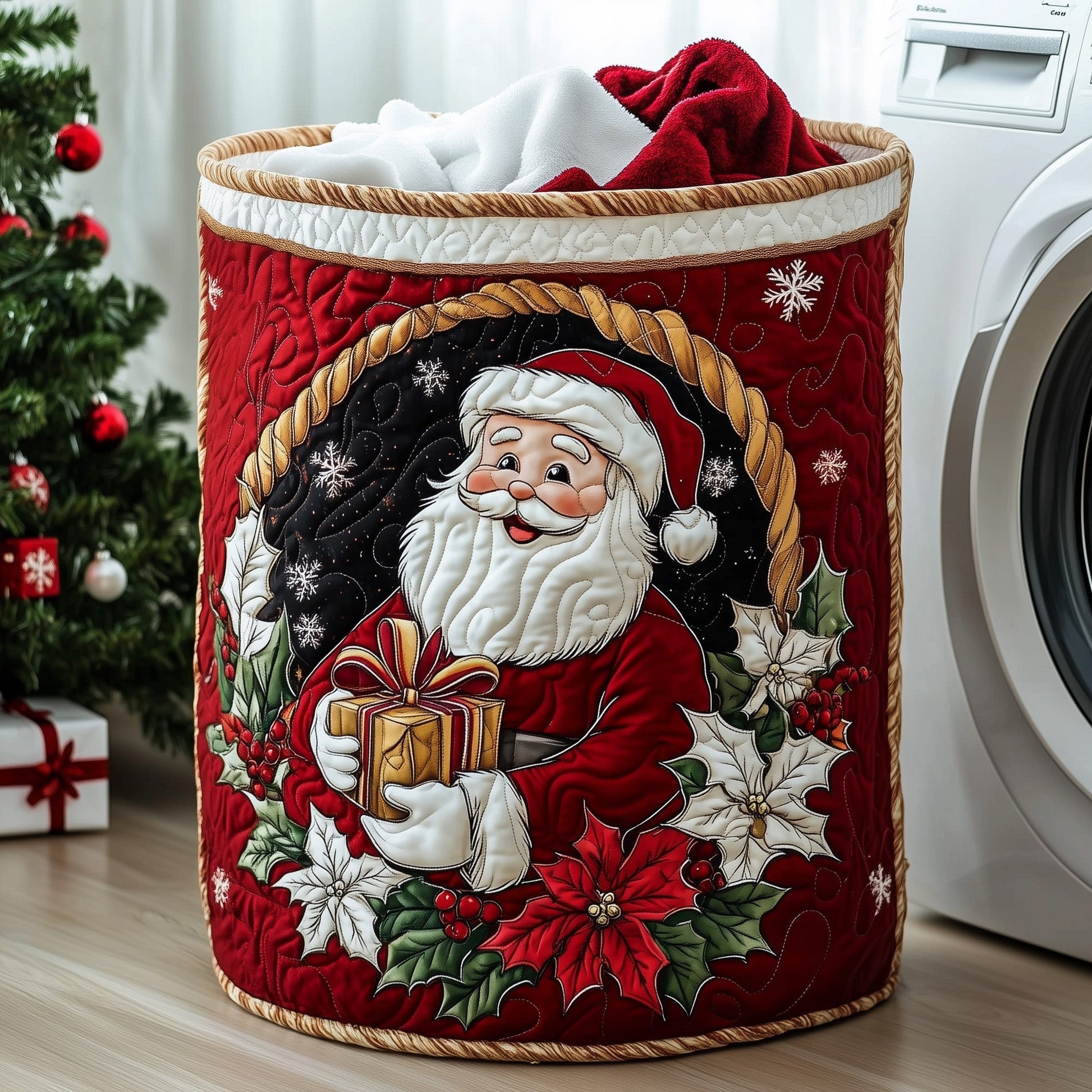 Santa Dream Laundry Tote Bag