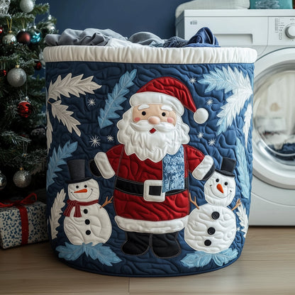 Santa Moment Laundry Tote Bag