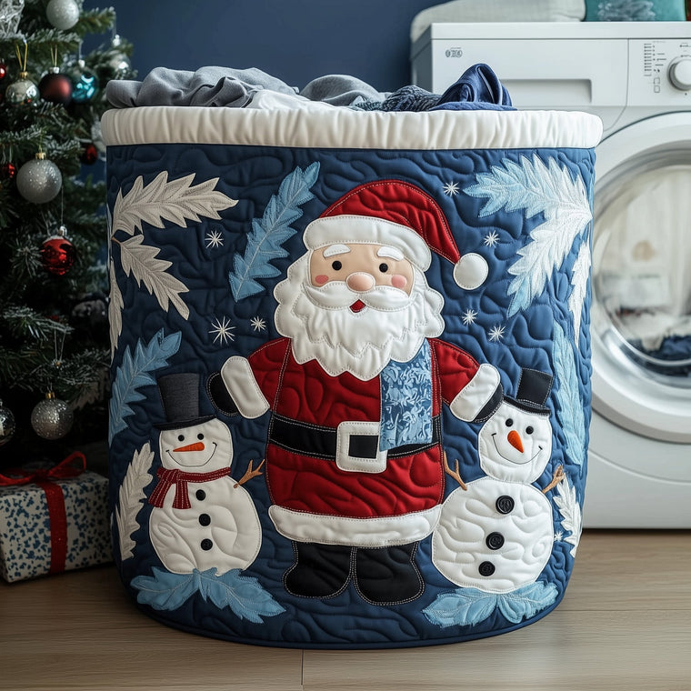 Santa Moment Laundry Tote Bag