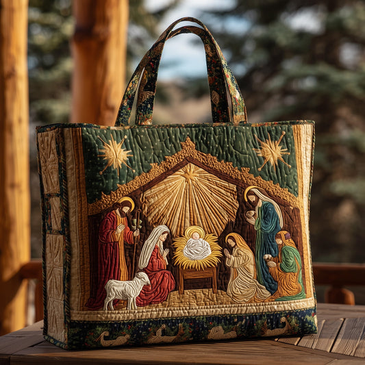 The Nativity Story Quilted Tote