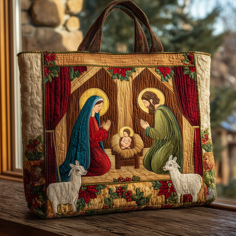 Everyday Jesus Quilted Tote Bag