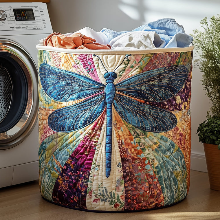 Dancing Dragonfly Laundry Tote Bag