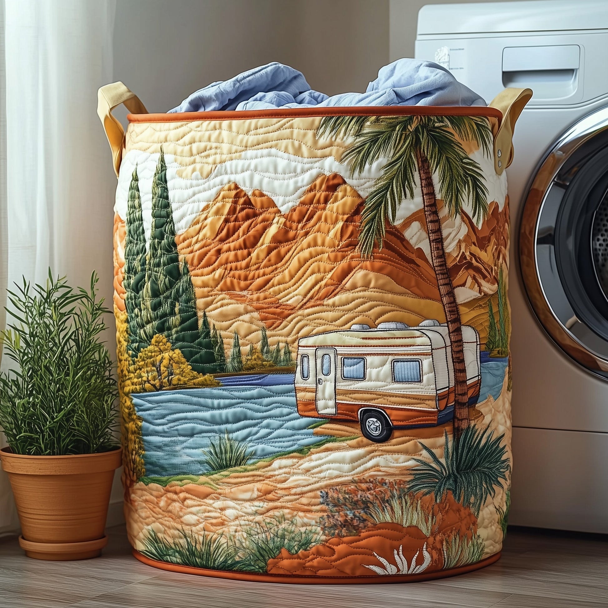 Everyday Camp Quilted Tote Bag