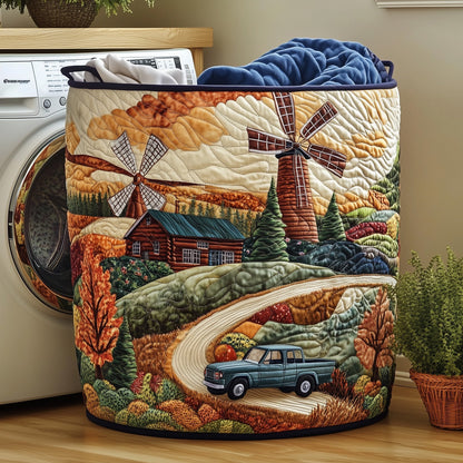 Windmill Wonder Laundry Quilted Tote