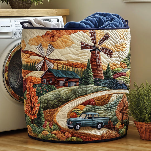 Windmill Wonder Laundry Quilted Tote