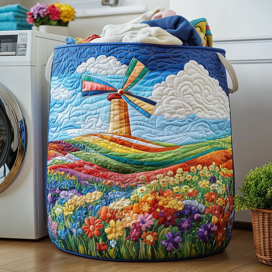 Windmill Dreams Laundry Quilted Tote