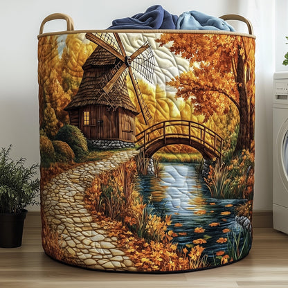 Rustic Windmill Laundry Tote Bag