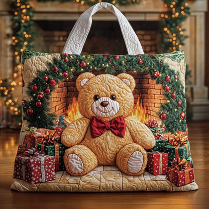 The Cozy Teddy Bear Quilted Tote