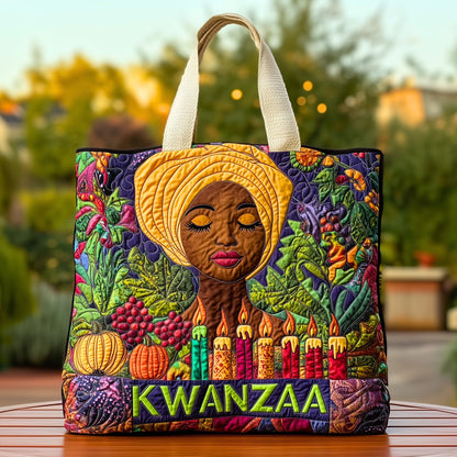 Everyday Kwanzaa Celebration Quilted Tote