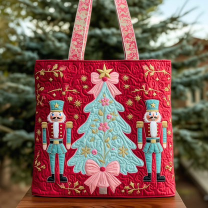 Nutcracker Christmas Tree Tote Bag
