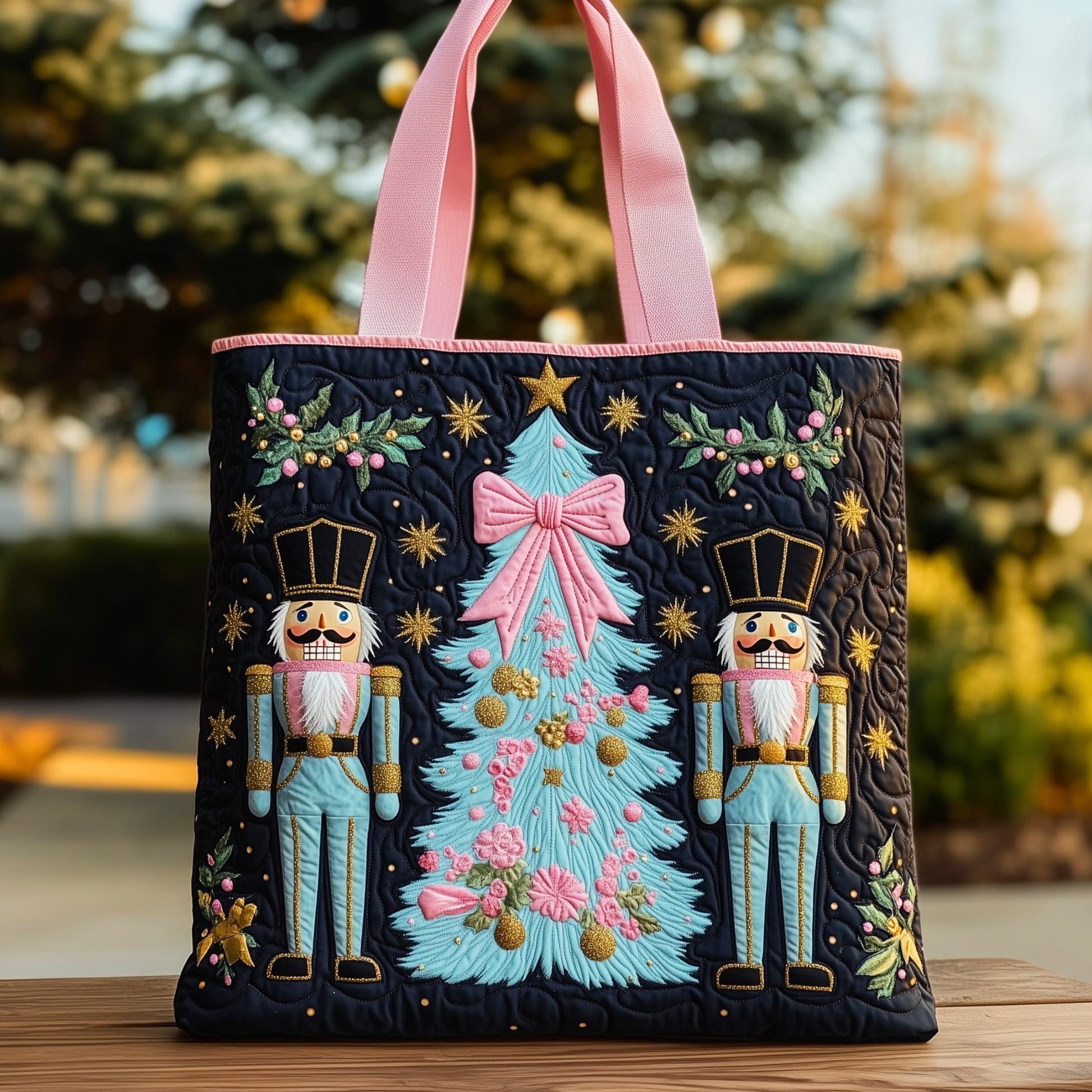 Everyday Festive Quilted Tote Bag