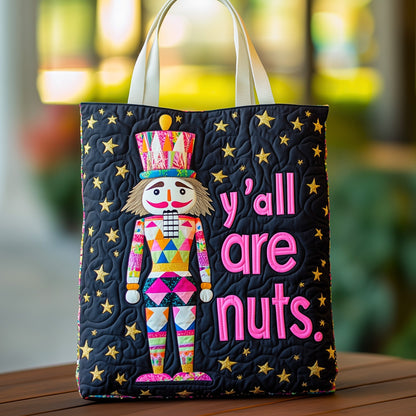 Everyday Nutcracker Stars Quilted Tote