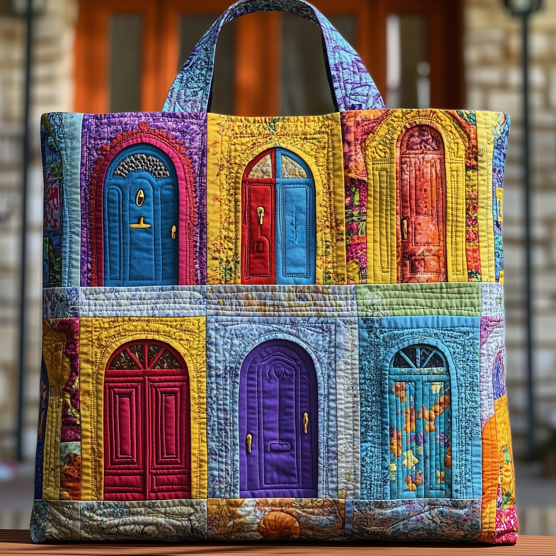 The Doorway Delight Quilted Tote