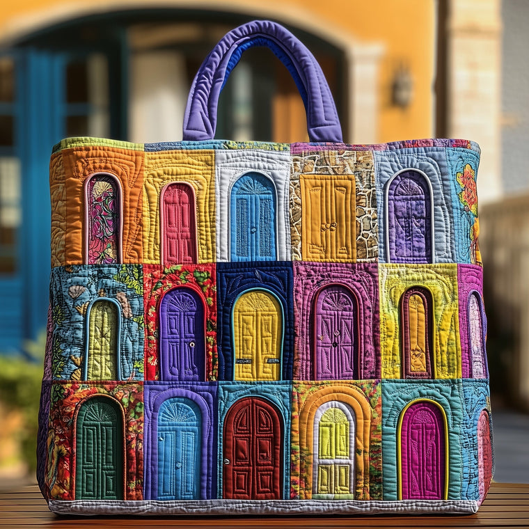 Everyday Colorful Doors Tote Bag