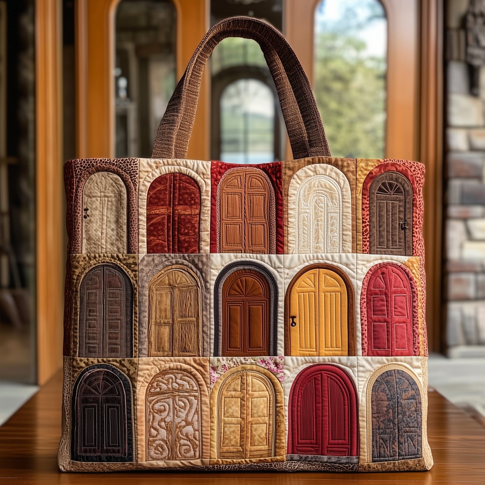 Everyday Door Quilted Tote Bag