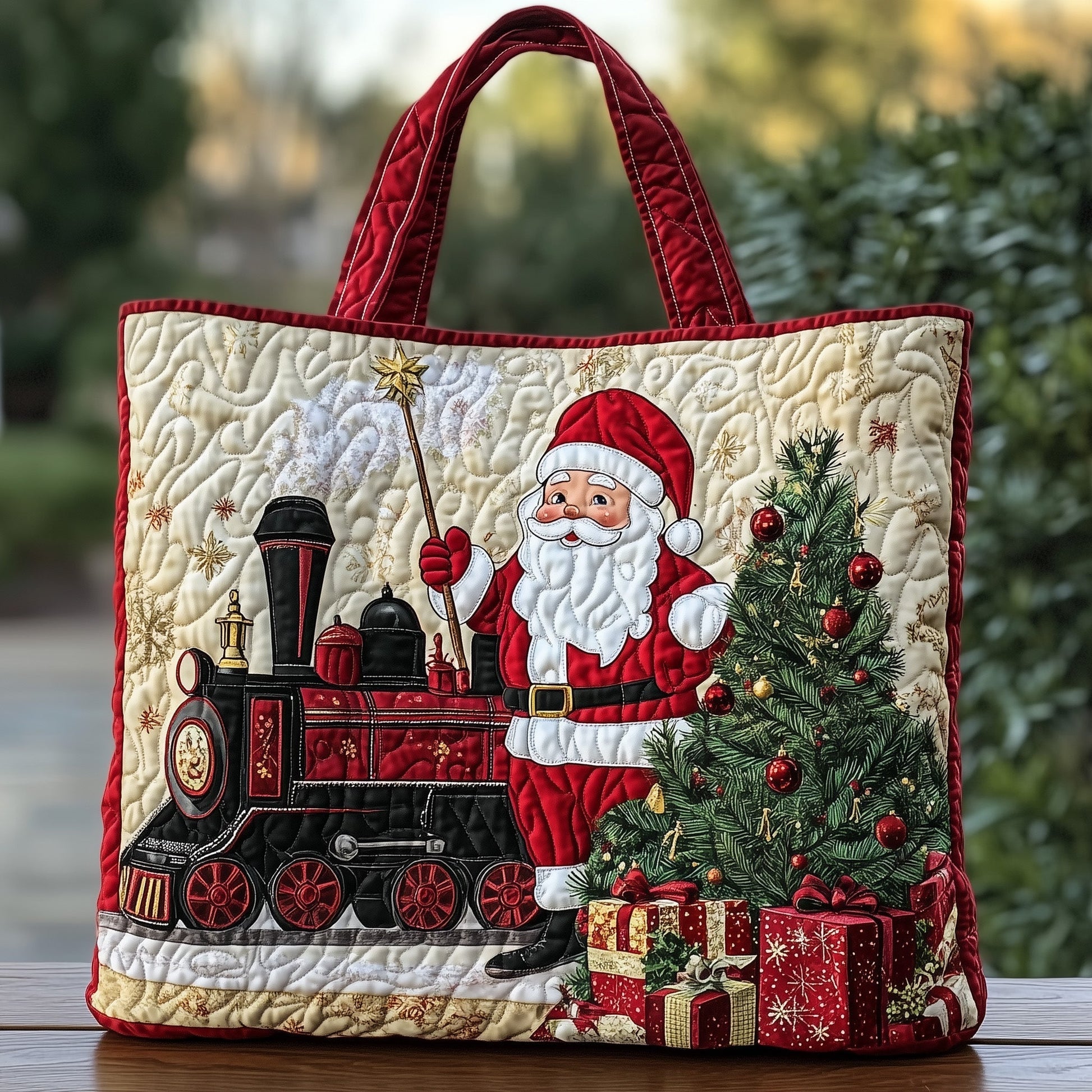 Santa Claus Christmas Tote Bag