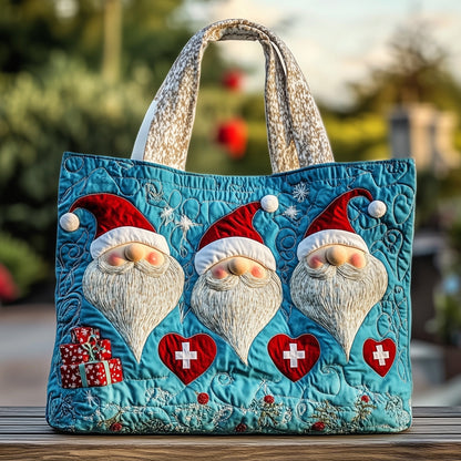 Everyday Holiday Nurse Quilted Tote