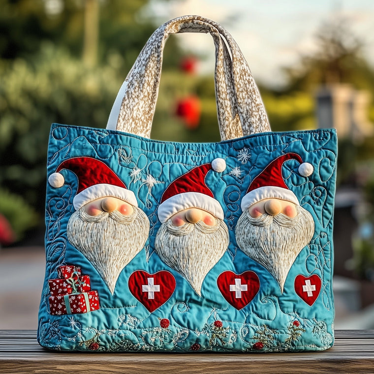 Everyday Holiday Nurse Quilted Tote
