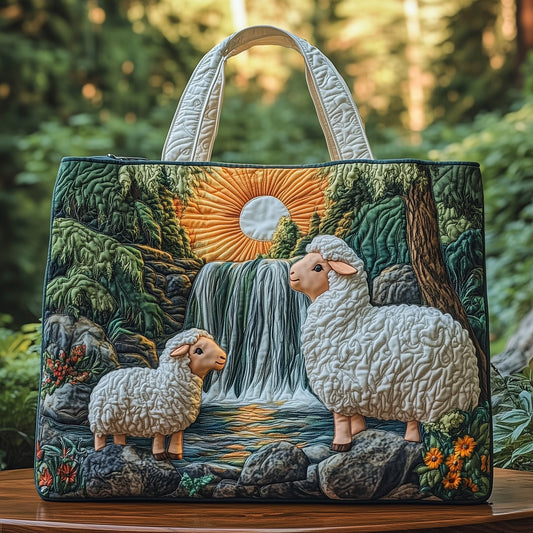 The Lamb Meadow Quilted Tote