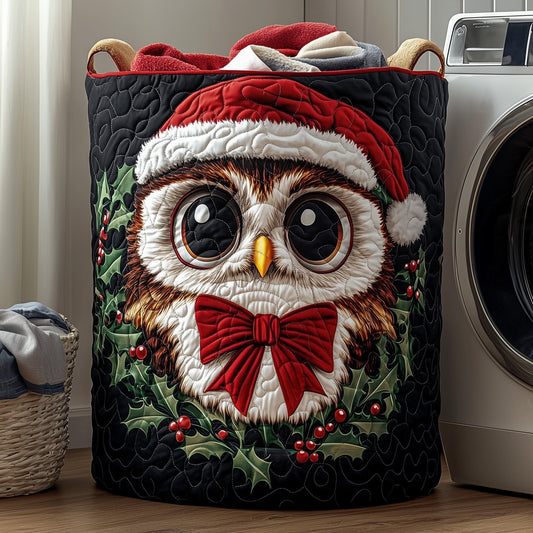 The Mystic Owl Quilted Laundry Basket Tote 0870