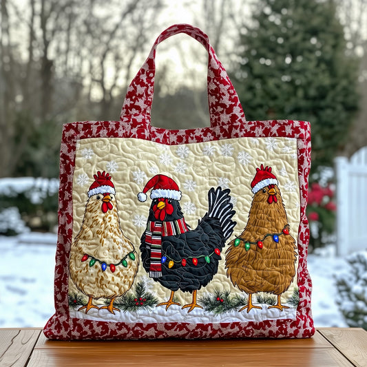 Everyday Holiday Chickens Tote Bag