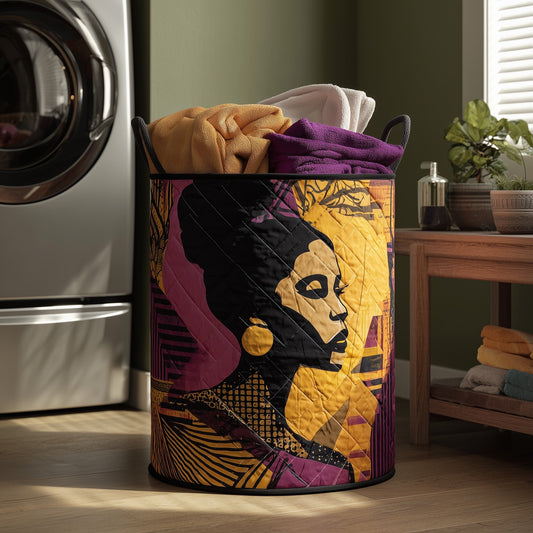 The Golden Queens Quilted Laundry Basket Tote 1279
