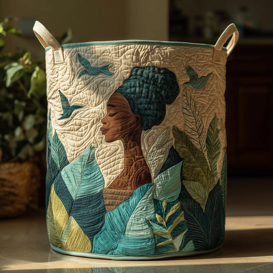 The Golden Queens Quilted Laundry Basket Tote 1280