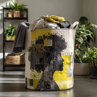 The Golden Queens Quilted Laundry Basket Tote 1281