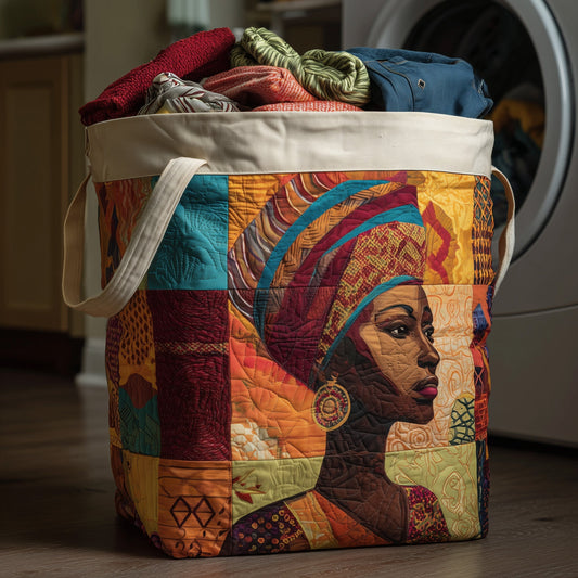 The Golden Queens Quilted Laundry Basket Tote 1285