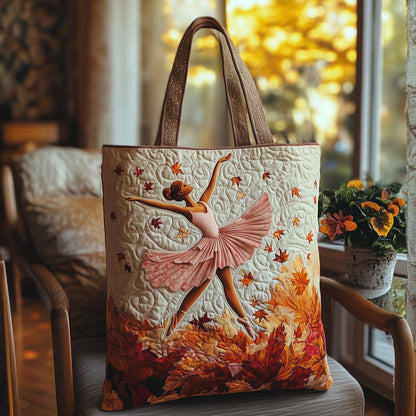The Autumn Ballerina Quilted Tote